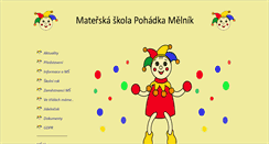 Desktop Screenshot of mspohadka-melnik.cz
